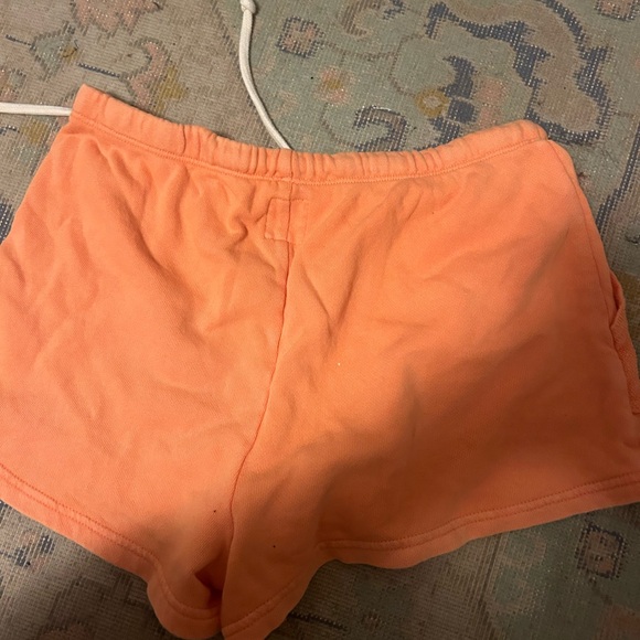 Orange aerie sweat shorts - Picture 3 of 3